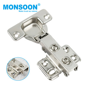 Gió mùa phần cứng bản lề 35mm cup trượt trên hai cách 4 lỗ giấu Hing thủy lực đồ nội thất phần cứng tủ bếp cửa bản lề - Product Image 1