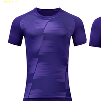 Maillot de football personnalisé imprimé pour homme adulte, 100 % polyester, ensemble uniforme d'entraînement pour équipe