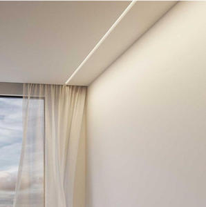 SDW802 Cove Lighting Profile <span class=keywords><strong>a</strong></span> <span class=keywords><strong>volta</strong></span> estrusione incassato montato Led canale per <span class=keywords><strong>cartongesso</strong></span> soffitti Gap 95x38mm - Product Image 6