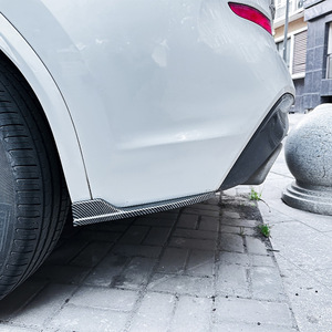 Bmw X3 G01 Rear Corner Deflector 36x15x6cm Piano Black Carbon Fiber Texture Abs Adhesive Weather Shields Car Body Modification - Product Image 2