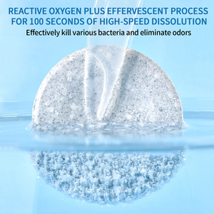 Tabletas para el cuidado de dentaduras postizas con certificación ISO, retenedor de limpieza profunda a <span class=keywords><strong>precio</strong></span> de fabricante, limpiador para el cuidado bucal para alineadores y dentaduras postizas - Product Image 2