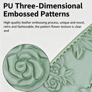 Collar de Perro Ajustable de PU de Lujo Moderno con Relieve Suave para Perros Medianos y Grandes, Novedad de 2026 - Product Image 3