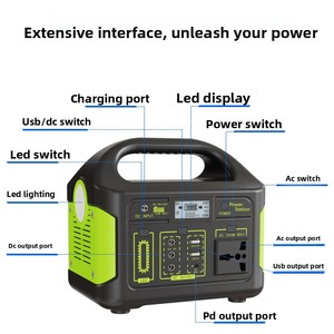 แบตเตอรี่สำรองพกพา LiFePO4 300W พร้อมหน้าจอ LCD ป้องกันไฟเกินและไฟล้น สำหรับใช้ในรถยนต์ ตั้งแคมป์ และกรณีฉุกเฉิน 110V - Product Image 4