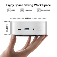 Mini PC OEM Personalizado para Flotas, AMD 6600H, MQR6, TPM 2.0, PXE, Arranque sin Disco, para Educación, Laboratorio, Gobierno, Computadora de Escritorio Segura, Venta al Por Mayor