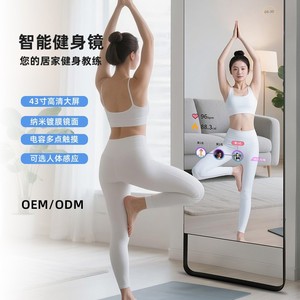 Espejo Inteligente para Fitness con Pantalla Táctil Capacitiva LED de 43 Pulgadas, para Yoga, Baile, Entrenamiento en Casa, con IA - Product Image 1