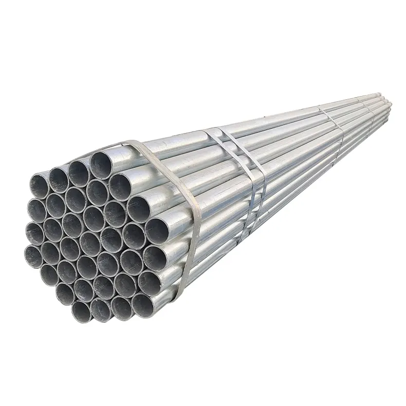 Customized Specification Galvanized Tube Hot Dip 1.2 1.5 Inch Seamless Steel Pipes Galvanized Steel Pipe