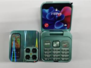 Teléfono Móvil I18 Pro Mini Flip, Red 2G GSM, Doble SIM, Grabación Automática <span class=keywords><strong>de</strong></span> Llamadas, Radio FM, Diseño Plegable, Tipo C - Product Image 6