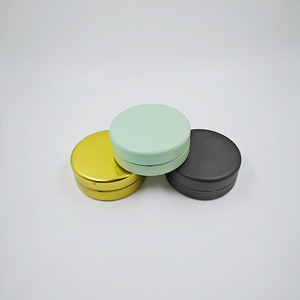 Lata Redonda de Metal con Tapa de Rosca, Acabado Mate, Envase para Regalos y Manualidades - Product Image 3