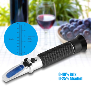 Nhà Máy Giá kép quy mô xách tay <span class=keywords><strong>Brix</strong></span> Khúc Xạ 0-40% <span class=keywords><strong>Brix</strong></span> 0-25% Rượu Nho rượu vang ATC khúc xạ - Product Image 5