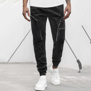 Pantalon avec poches pour hommes, vêtements de gymnastique, de Muscle, taille haute, à la mode, bon marché, 2 pièces, vente en gros, 2020 - Product Image 3