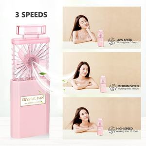 Nuevo Ventilador de Escritorio 2025, Mini Ventilador Portátil Recargable, Ventilador de Mano Pequeño para Interiores y Exteriores, Ventilador Portátil Recargable - Product Image 5