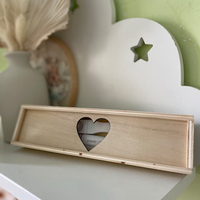 Boîte de test de grossesse personnalisée pour bébé Boîte d'annonce de grossesse gravée au laser en bois