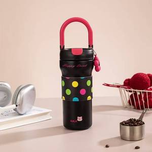 Cốc cách nhiệt chân không bằng thép không gỉ 316 cho phụ nữ cốc cà phê có giá trị ngoại hình cốc cầm tay cầm tay - Product Image 6