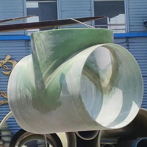 Té FRP haute résistance résistant à la pression GRP Tee pour détournement de fluide de pipeline industriel - Product Image 1