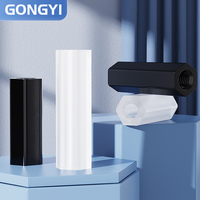 M2 Noir Isolé Ignifuge Nylon Plastique Plastique Double Hex Isolation Colonne Support Colonne PC Board Entretoise Écrou Goujon