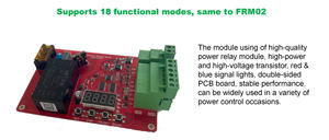 Fm02 5v/12v/24v 10a <span class=keywords><strong>2</strong></span> चैनल बहु कार्यात्मक रिले मॉड्यूल चक्र विलंब टाइमर स्विच स्व-लॉकिंग प्रोग्राम योग्य रिले मॉड्यूल - Product Image 5