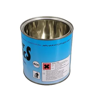 Mini lata de estanho para pintura, 500ml 750ml de lata de tinta vazia, caixa de estanho feita de metal