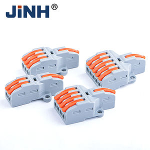 JINH Kompakter 2-Poliger Steckklemmenblock mit Hebelverschluss Schneller Elektrischer Kabelhebelverbinder für Beleuchtung - Product Image 6