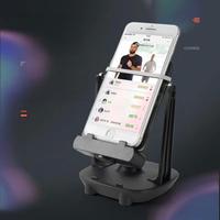 Support de téléphone de bureau oscillant avec pédometre, dispositif de balancement automatique pour la marche, flexible