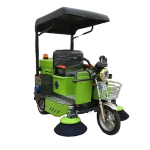 Industrial Floor Sweeper Cleaning Machine Electric Ride On Road Outdoor Dust Vacuum Sweeper