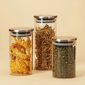 Frascos de Vidrio de Lujo con Tapa de Bambú, Frascos Cuadrados Esmerilados para Crema o Miel, Organizador, Frascos Pequeños con Tapa de Madera - Product Image 6