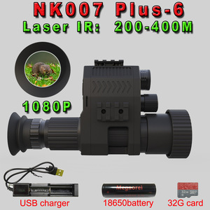 กล้องมองกลางคืน NK007 PLUS พร้อมไฟฉายอินฟราเรดเลเซอร์ LED 850nm, กล้องตรวจจับความร้อนทางยุทธวิธี NK007 Plus จอแสดงผล 1.2 นิ้ว แบบตาเดียว - Product Image 6