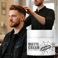Cire coiffante pour hommes, produit de qualité salon, 80g, tenue forte, texture mate, argile coiffante