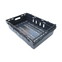JOIN-Cajones de plástico de malla ventilada apilable de alta calidad para alimentos, verduras y frutas, cesta de almacenamiento, bandejas de panadería y pan