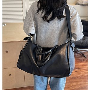 Nuevas Bolsas de Viaje de Piel Sintética PU de Gran Capacidad con Logotipo Personalizado, Bolsas de Mano para Fin de Semana, para Hombre y Mujer - Product Image 4