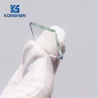 ITO FTO Leitfähig Beschichtetes Geätztes Glas ITO Leitfähig Beschichtetes Glas 60*60*1,1mm 6 Ohm/qm Gehärtetes Glas für Laboratorien