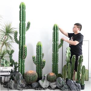 Plante Artificielle Jungle, Plantes Décoratives au Toucher Réel, Verdure pour Jardin Extérieur et Serres, Boule de Cactus Artificielle - Product Image 1