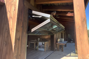 Puertas Plegables Portes de <span class=keywords><strong>garage</strong></span> pliantes Porte pliante Portes de <span class=keywords><strong>garage</strong></span> en aluminium Porte sectionnelle en verre - Product Image 6