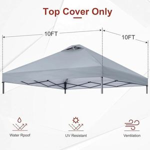 Carpa Publicitaria Plegable 10x10 con Bolsa con Ruedas, 8 Estacas, Cuerdas y 4 Bolsas con Peso para Exteriores, Ideal para Ferias Comerciales - Product Image 2