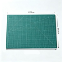 BESTLINE Tapis de découpe A1 de 2,3 mm d'épaisseur, 90*60 cm, double face, avec grille imprimée, règle intégrée, pour projets d'artisanat DIY, modélisme et travaux artistiques sur table