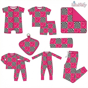 Pigiama in Bambù con Cerniera per Bambini DH ODM LubabyBaby, Abbigliamento per Neonati, Tutina Personalizzata per Bambini - Product Image 1