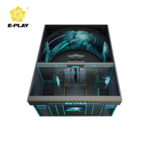 Simulador de Vuelo VR 5D 7D 9D 12D para Interiores, Cine Dinámico para 10 Jugadores, Máquina de Juegos Fly Over Theater, Diseño Eplay