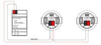 Mini Détecteur de Présence Radar 24G KNX 30V DC 10mA à Montage Plafond pour Automatisation des Bâtiments et des Halls