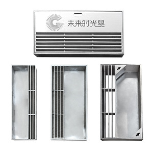 Yixinglong Stainless Steel Drainage Well Cover 600x600 Square Linear Slotted Rainwater Inlet Manhole Cover - Product Image 1