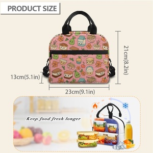 Nueva Bolsa de Almuerzo de Poliéster Aislada, Ecológica, de Bajo Precio, con Diseño Hawaiano, para 2 Personas, con Asa al Hombro, Linda Bolsa para <span class=keywords><strong>Spam</strong></span> <span class=keywords><strong>Musubi</strong></span> - Product Image 3
