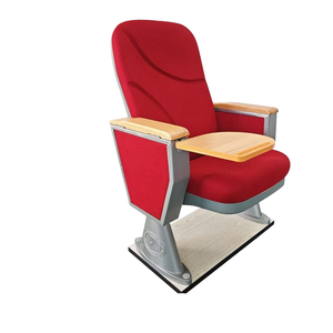 Asientos de auditorio directos de fábrica para salas de conciertos y cines Silla de tamaño estándar con bloc de notas para comedor - Product Image 4