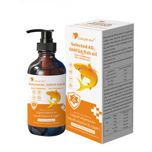 Huile de saumon d'Alaska sauvage pour chiens Supplément de soins de santé naturel pour animaux de compagnie Friandises nutritionnelles <span class=keywords><strong>Omega</strong></span> 3 Huile de poisson aux acides gras - Product Image 4