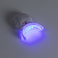 Kit de blanchiment dentaire rechargeable noir avec accélérateur LED, minuteur 16 minutes, gel 35% CP - Stylo blanchissant pour les dents