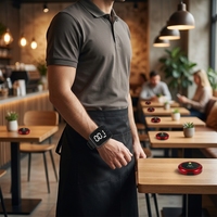 Ycall K-100 K-O1 Système d'appel sans fil pour restaurant, montre-récepteur de serveur rechargeable, bouton d'appel étanche, Hookah
