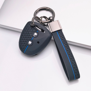 Funda para llave de Toyota Hilux <span class=keywords><strong>Vigo</strong></span> Yaris Corolla Rav4 Vitz Echo Classic 2 con llavero, antiarañazos, a prueba de golpes, suave al tacto, nueva - Product Image 5