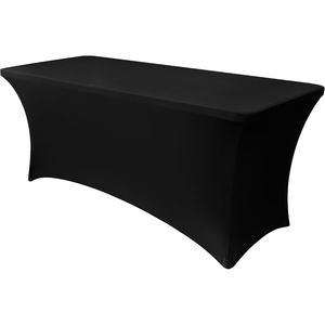 Manteles de Spandex para Mesa Rectangular de 6 Pies, Cubierta Elástica Ajustable para Mesa, Cubierta de Poliéster para Mesa - Product Image 1