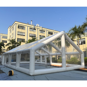 Nhà Máy giá chất lượng cao trong suốt bong bóng Hồ bơi bơm hơi Bìa Lều tùy chỉnh lớn di động không thấm nước hồ bơi mái - Product Image 5