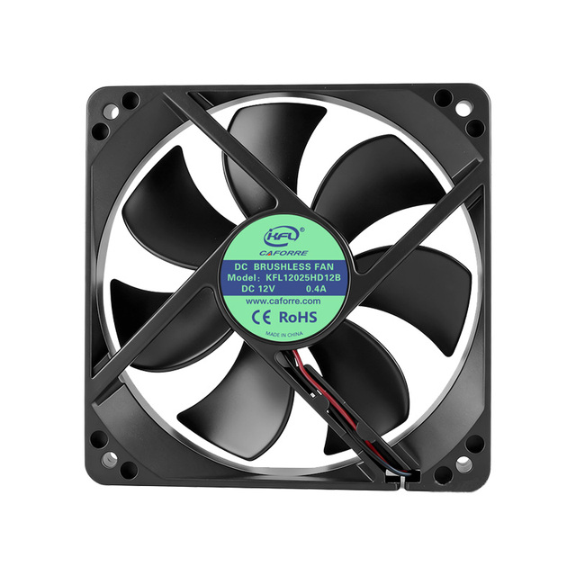 Hot Sales 120x120x25mm 120CFM DC Brushless Axial Flow Cooling Fan 100% Copper Motor OEM/ODM Support 12V/24V/48V for EV Chargers