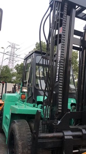 Used Mitsubishi FD120 Forklift Diesel Engine 12 Ton Load Capacity Good Condition High <b>Handling</b> Equipment Machinery Repair Shops - Product Image 3