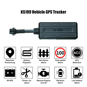 Dispositivo de Rastreo GPS Compacto KS199 para Autos y Camiones con Detección de Encendido, Aplicación Android, Múltiples Alarmas y Monitoreo por Plataforma GPRS - Product Image 4