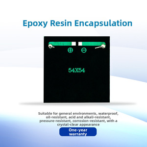 แผงโซลาร์เซลล์ขนาดเล็ก 54x54 มม. 2V โพลีคริสตัลไลน์ซิลิคอน แผ่นโฟโตโวลตาอิกแบบยืดหยุ่นเคลือบอีพ็อกซี่ สำหรับชาร์จแบตเตอรี่ - Product Image 5